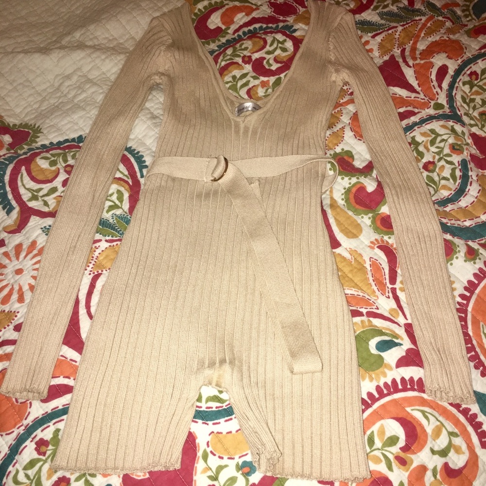 Tan Romper